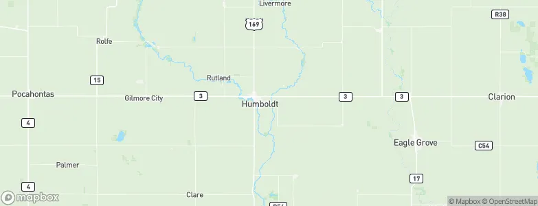Dakota City, United States Map