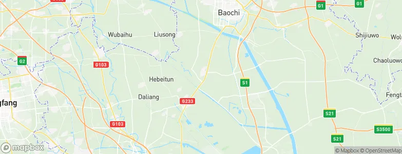 Dakoutun, China Map