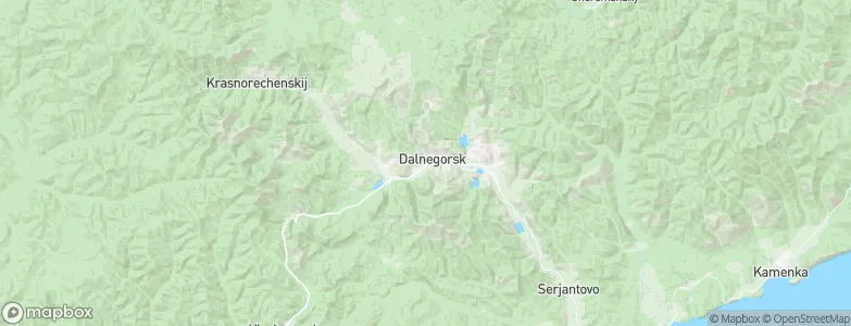 Dal’negorsk, Russia Map