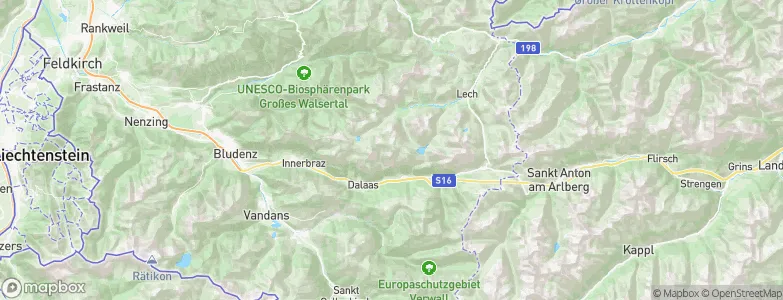 Dalaas, Austria Map