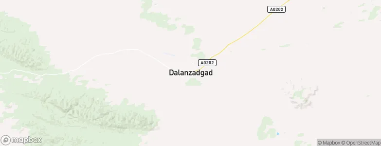 Dalandzadgad, Mongolia Map