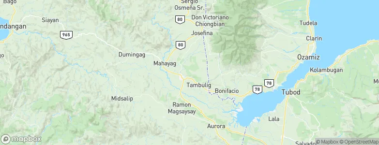 Dalaon, Philippines Map
