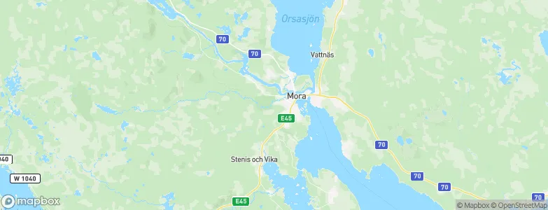 Dalarna County, Sweden Map