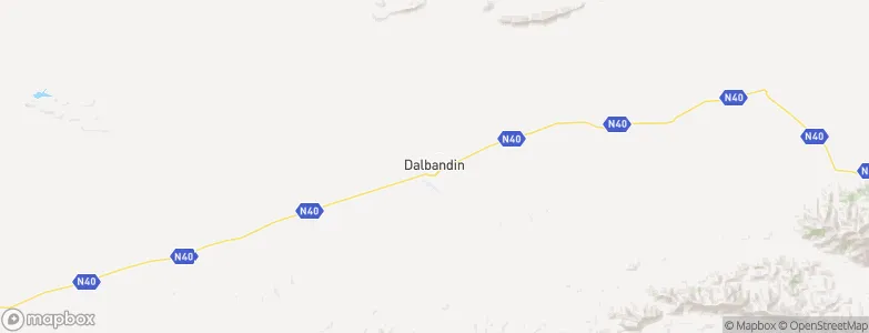 Dalbandin, Pakistan Map