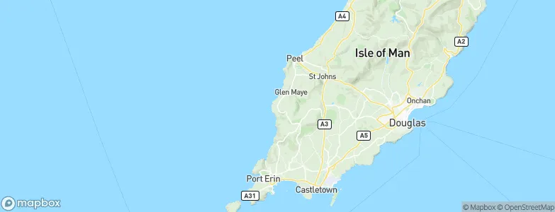 Dalby, Isle of Man Map
