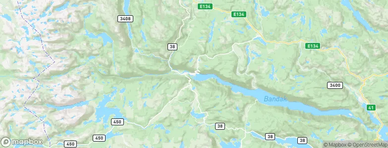 Dalen, Norway Map