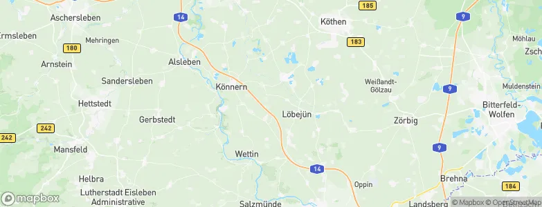Dalena, Germany Map