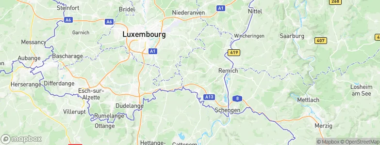 Dalheim, Luxembourg Map