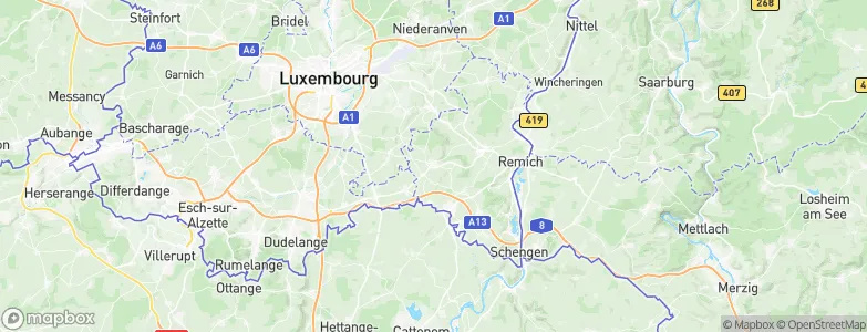 Dalheim, Luxembourg Map