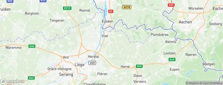 Dalhem, Belgium Map