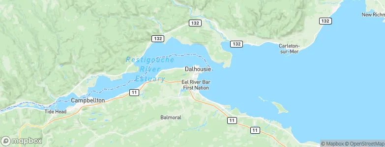 Dalhousie, Canada Map