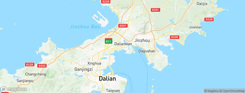Dalianwan, China Map