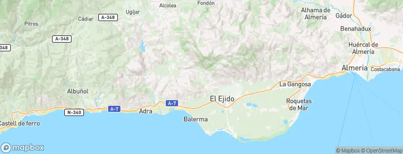Dalías, Spain Map