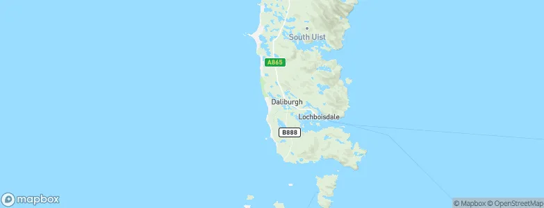 Daliburgh, United Kingdom Map