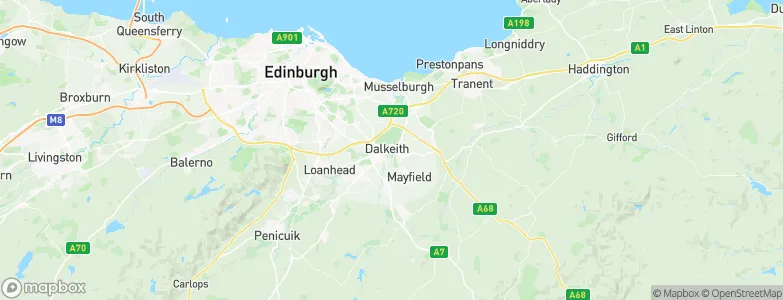 Dalkeith, United Kingdom Map
