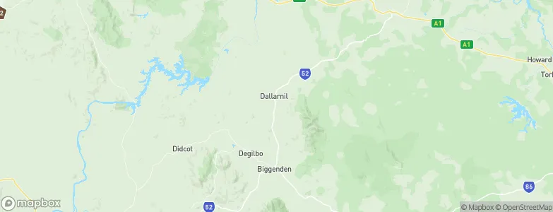 Dallarnil, Australia Map