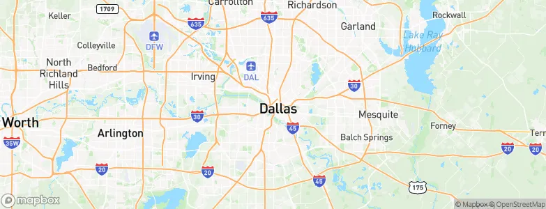 Dallas, United States Map