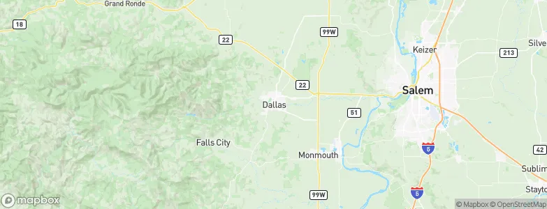 Dallas, United States Map