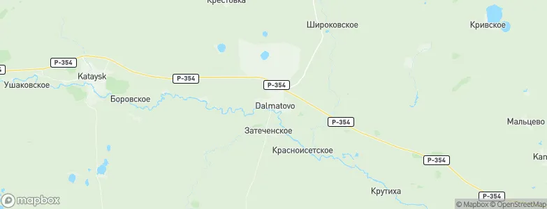 Dalmatovo, Russia Map