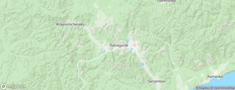 Dalnegorsk, Russia Map