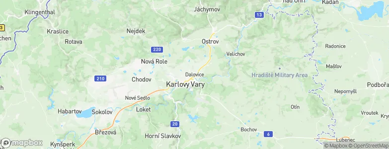 Dalovice, Czechia Map