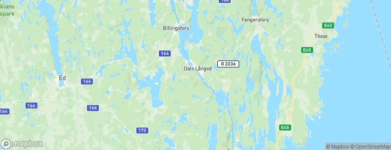 Dals Långed, Sweden Map
