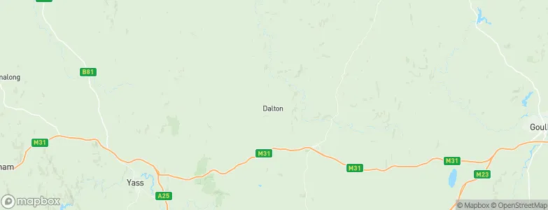 Dalton, Australia Map
