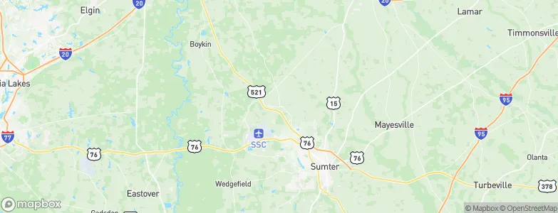 Dalzell, United States Map