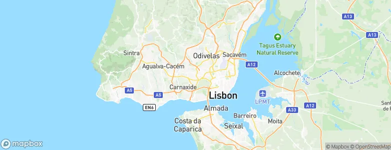Damaia, Portugal Map