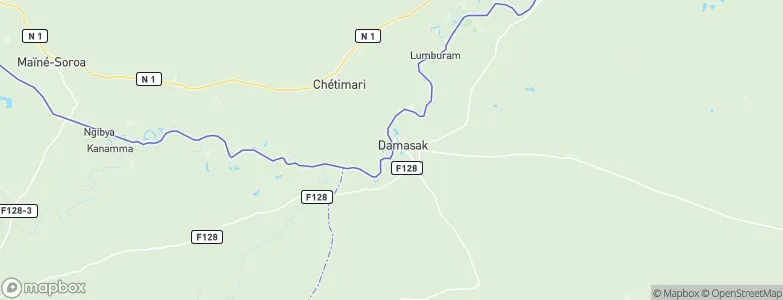 Damasak, Nigeria Map