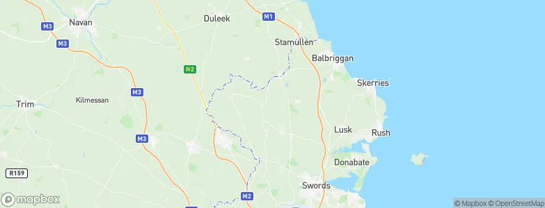 Damastown, Ireland Map