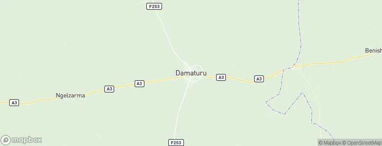 Damaturu, Nigeria Map