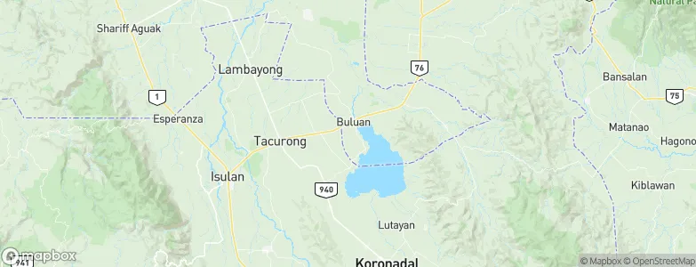 Damawato, Philippines Map