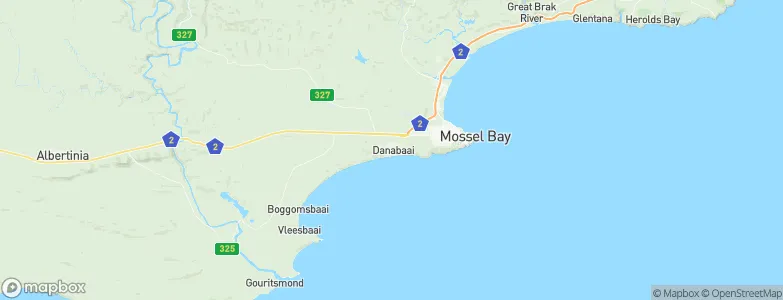 Danabaai, South Africa Map