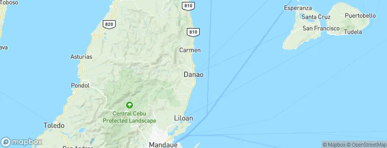 Danao, Philippines Map