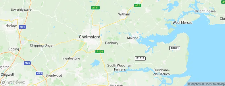 Danbury, United Kingdom Map