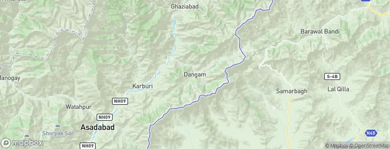 Dāngām, Afghanistan Map