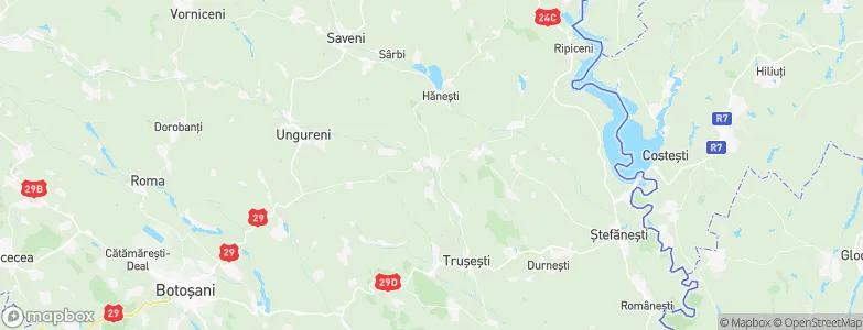 Dângeni, Romania Map