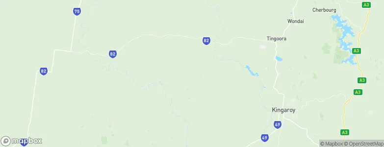Dangore, Australia Map