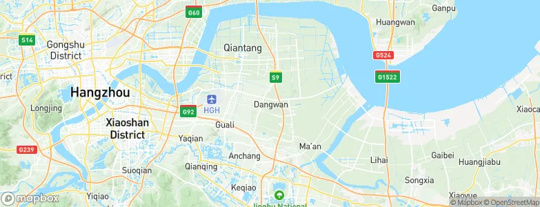 Dangwan, China Map
