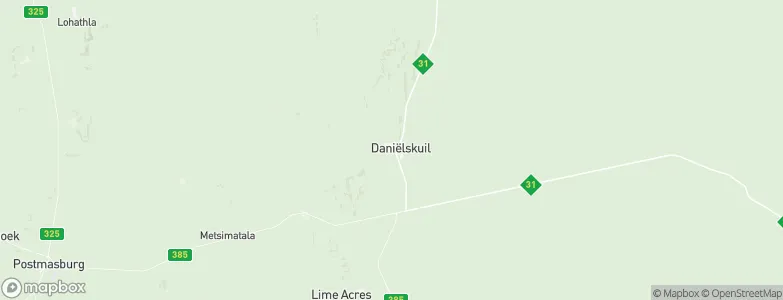 Danielskuil, South Africa Map