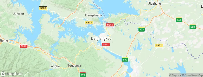 Danjiangkou, China Map