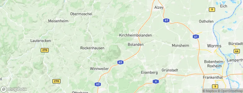 Dannenfels, Germany Map