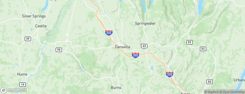 Dansville, United States Map