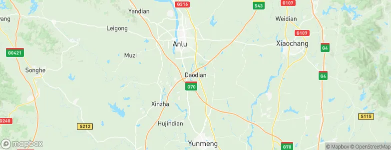 Daodian, China Map
