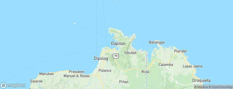 Dapitan City, Philippines Map