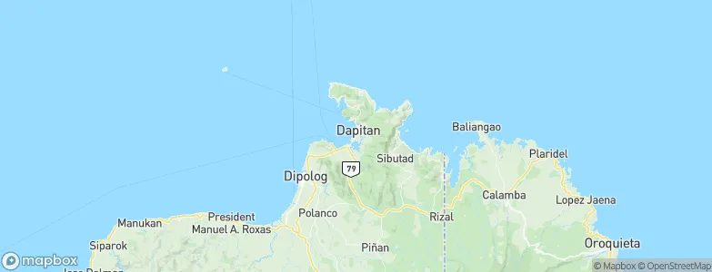 Dapitan, Philippines Map