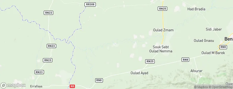 Dar Ould Zidouh, Morocco Map