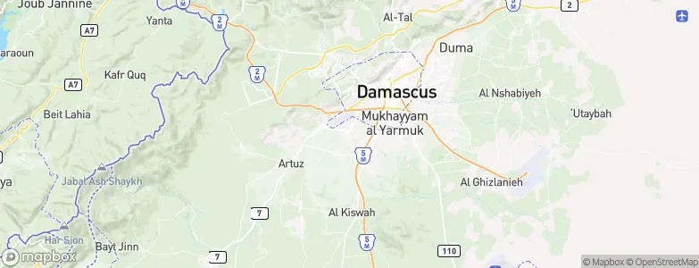 Dārayyā, Syria Map