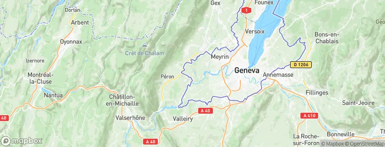 Dardagny, Switzerland Map
